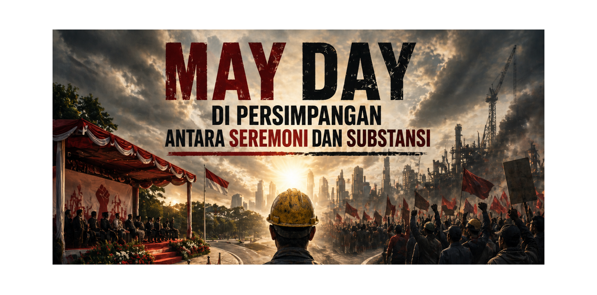 MAY DAY DI PERSIMPANGAN ANTARA SEREMONI DAN SUBSTANSI